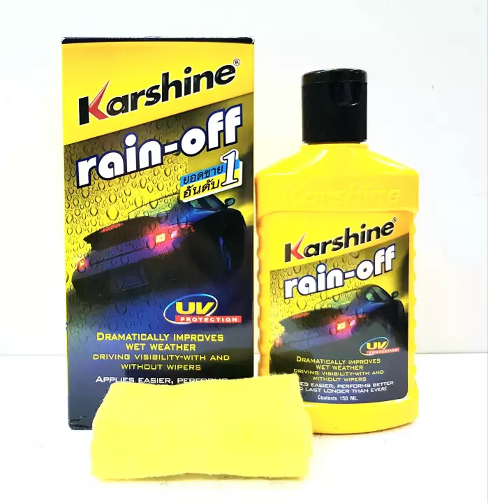 Chất Phủ Nano kính ô tô chống bám nước - Karshine Rain- off 150ml